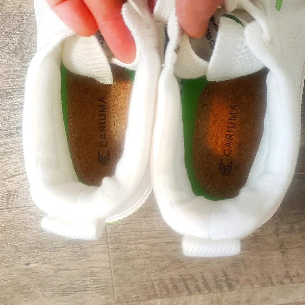 Cariuma Bamboo knit High top off white IBI High Vegan earth sneaker
